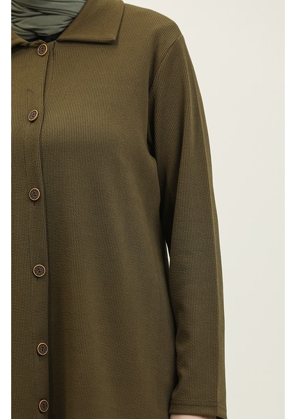 Asya Tunik Pantolon Ikili Takım 2611-04 Haki
