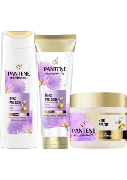 Pro-V Ipeksi Parlaklık Miracles Şampuan 325 Ml + Saç Kremi 275 Ml + Maske 300 Ml fiyatları