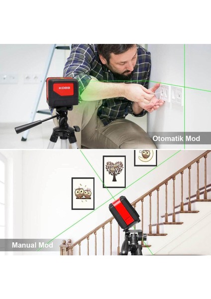 KBL92GTP 30M Profesyonel Yatay ve Dikey Otomatik Hizalamalı Yeşil Çapraz Çizgi Lazer,noktalı Şa fırsatları