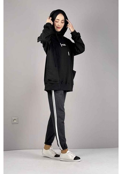 Şerit Detaylı Eşofman Altı 1073-02 Antrasit fiyatları