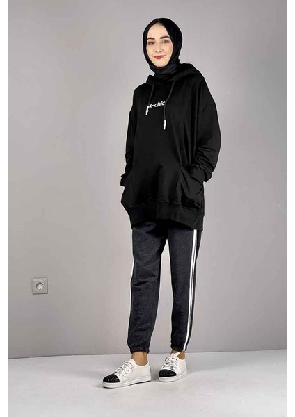 Şerit Detaylı Eşofman Altı 1073-02 Antrasit fırsatları