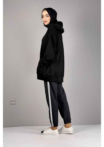 Şerit Detaylı Eşofman Altı 1073-02 Antrasit indirimleri