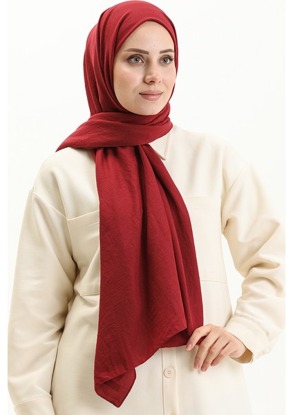 Soft Pamuk Şal 2000-34 Vişne