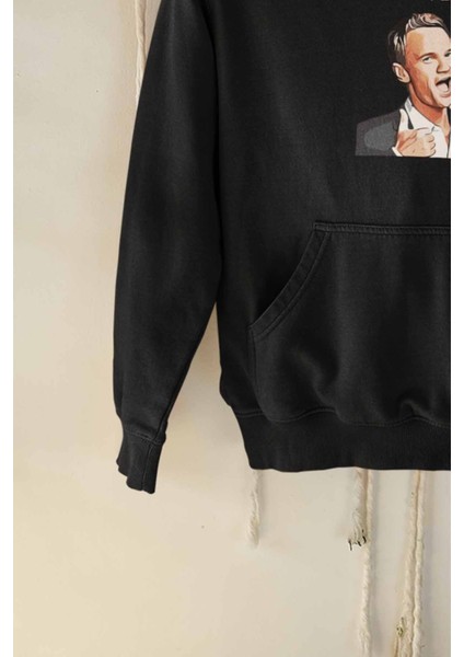 Have You Met Ted Hımym Barney Stinson Baskılı Unisex Pamuklu Kapüşonlu Sweatshirt Hoodie