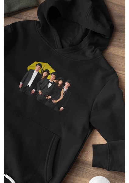 How I Met Your Mother Hımym Baskılı Unisex 3 Iplik %100 Pamuk Cepli Kapüşonlu Sweatshirt Hoodie
