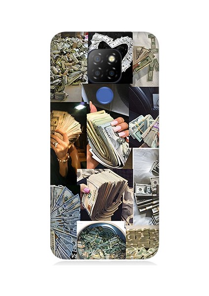 General Mobile GM20 Uyumlu Para ve Aşk Desenli Silikon Kılıf