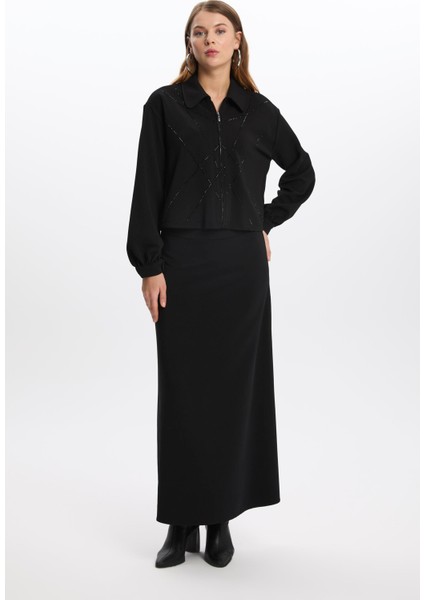 Gömlek Yaka Fermuarlı Ikili Takım fırsatları