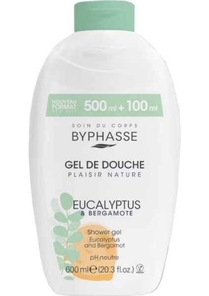 Plaisir Natura Okaliptus & Bergamot Duş Jeli 600ml