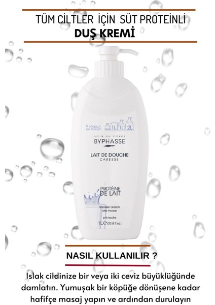 Caresse Süt Proteini Özlü Duş Kremi 1000ml