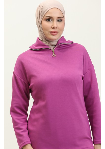 Fermuarlı Takım 2141-04 Fuşya modelleri