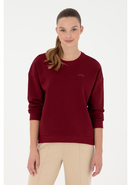 Kadın Bordo Sweatshirt 50297296-VR014