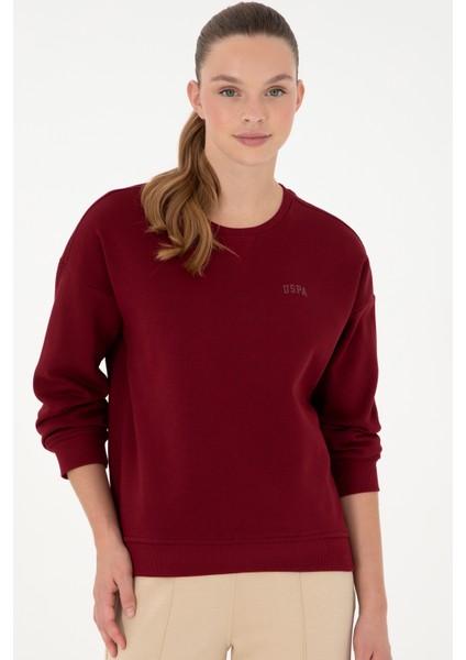 Kadın Bordo Sweatshirt 50297296-VR014