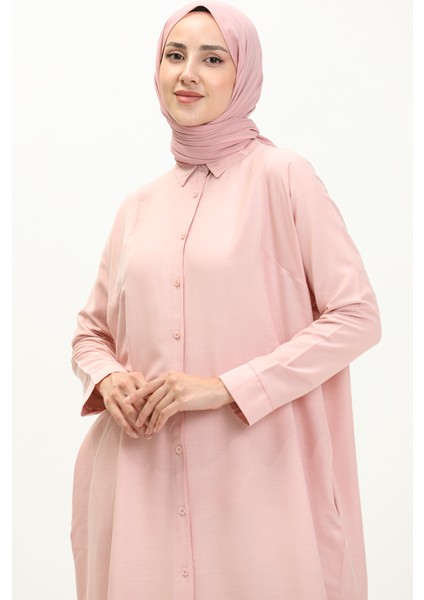 Reglan Kol Tunik 6433-19 Pudra