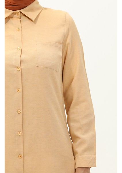 Cepli Düğmeli Tunik 6472-18 Sarı fırsatları