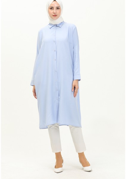 Reglan Kol Tunik 6433-21 Mavi