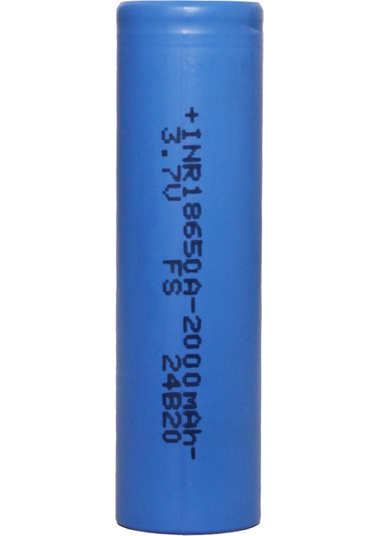 18650 3.7V 2000 Mah 3-C Şarjlı Pil