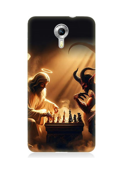General Mobile Discovery 4g Uyumlu Ay ve Cami Desenli Silikon Kılıf