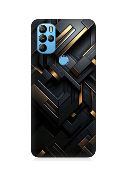 General Mobile GM21 Pro Uyumlu Geometrik Desen Desenli Silikon Kılıf
