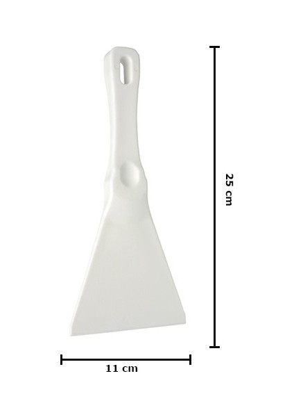 Gıda Sınıfı Renk Kodlu Spatula 11 cm - Beyaz fiyatları