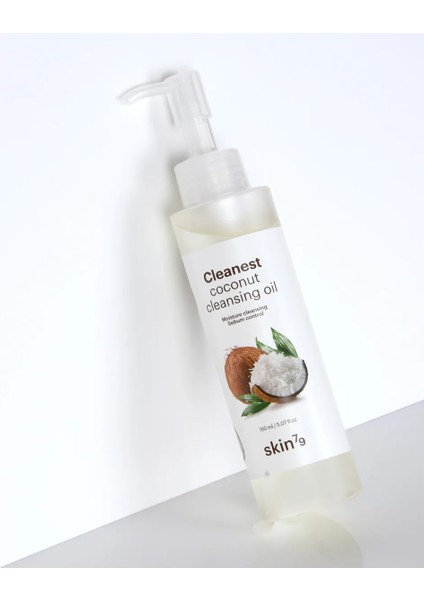 Cleanest Coconut Cleansing Oil- Hindistancevizli Yağ Bazlı Yağ Bazlı Yüz Temizleyici-150ml modelleri