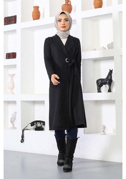 Kaşe Kaban 5172-02 Siyah