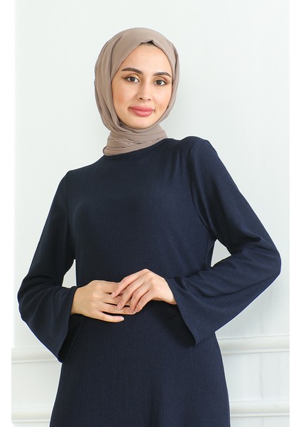 Bürümcük Kumaş Düz Spor Elbise 1003-03 Lacivert modelleri