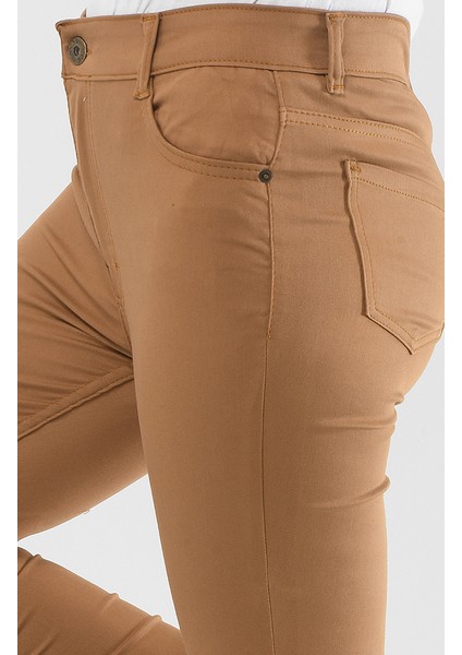 Dar Paça Kot Pantolon 1304-01 Kahverengi