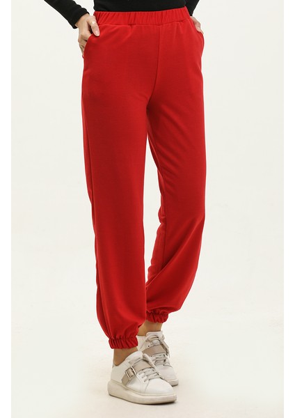 Cepli Eşofman Altı 0273-02 Bordo