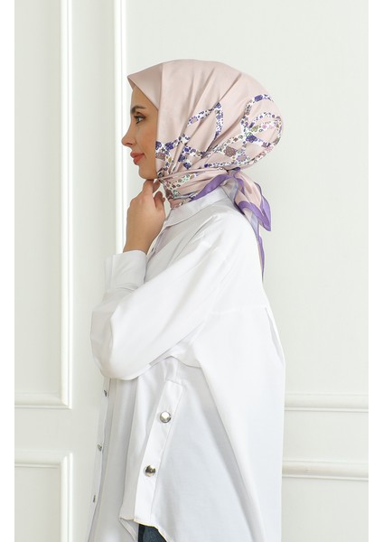 Karaca Rayon Eşarp 81051-10 Pudra Lila modelleri