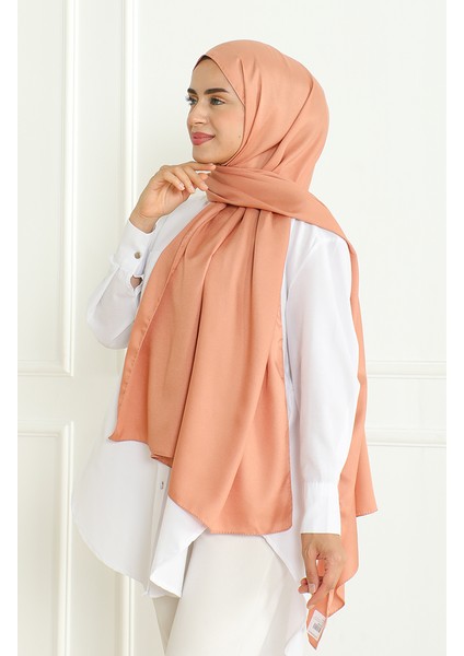 Medine Ipeği Kumlu Şal 81075-03 Taba