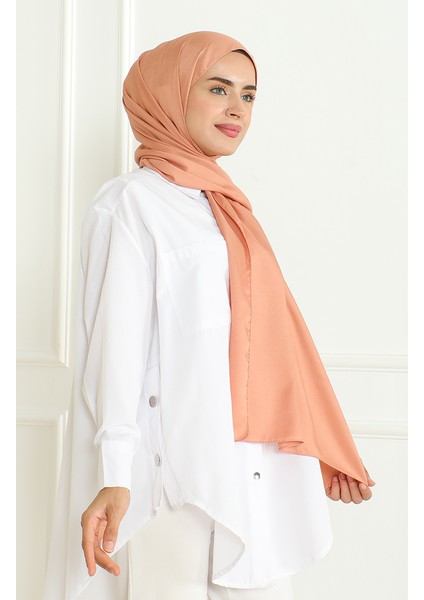 Medine Ipeği Kumlu Şal 81075-03 Taba