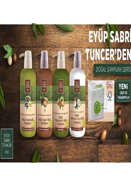 Doğal Vegan, Glutensiz Şampuanlar 600mlX4