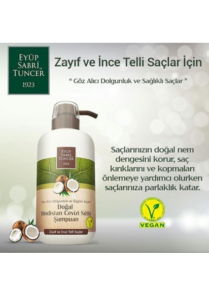 Doğal Vegan, Glutensiz Şampuanlar 600mlX4 modelleri