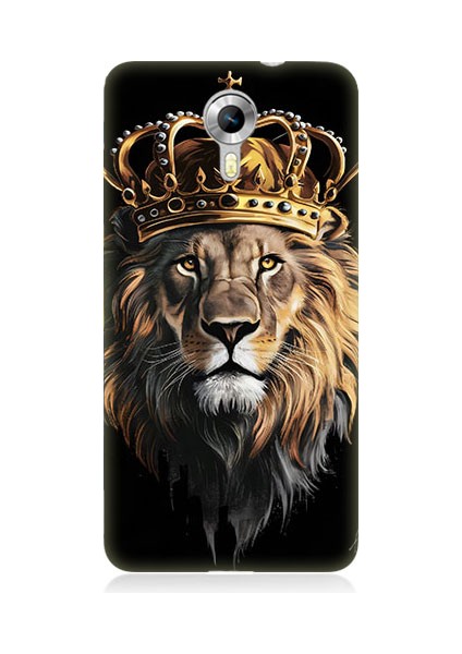 General Mobile Discovery 4g Uyumlu Taçlı Aslan Desenli Silikon Kılıf