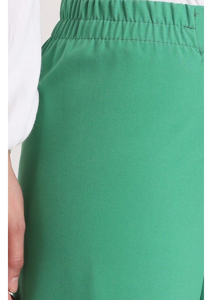 Beli Lastikli Pantolon 1983E-05 Yeşil
