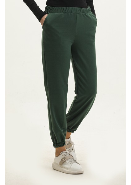 Cepli Eşofman Altı 0273-05 Zümrüt Yeşili