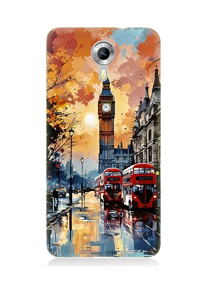 General Mobile Discovery 4g Uyumlu Londra Sokakları Desenli Silikon Kılıf