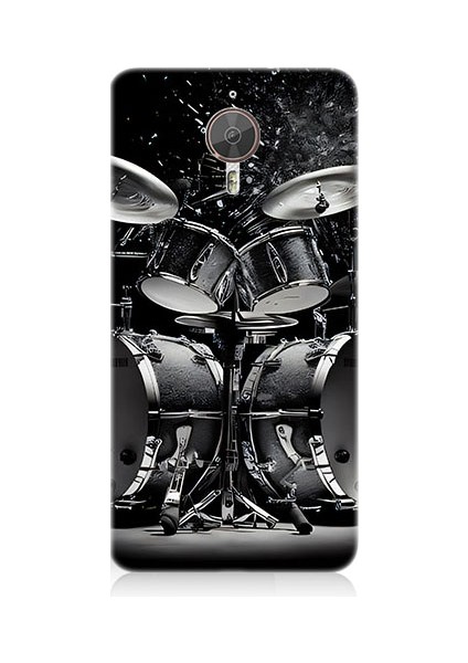 General Mobile Gm5 Plus Uyumlu Davul Seti Desenli Silikon Kılıf