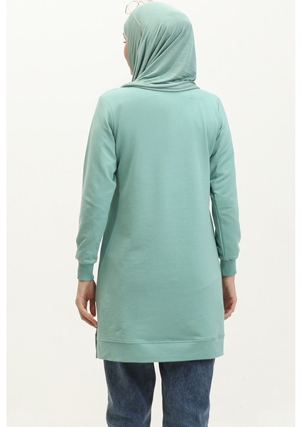 Papatya Nakışlı Tunik 9116-01 Çağla Yeşili indirimleri