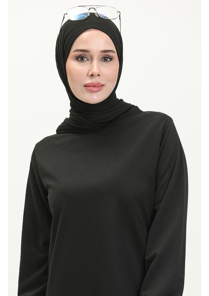 Iki Ip Tunik Pantolon Ikili Takım 0044-05 Siyah