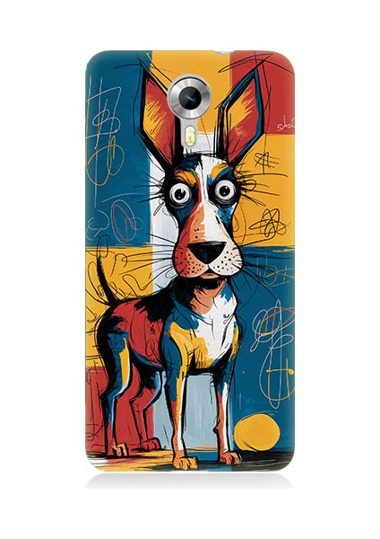 General Mobile Discovery 4g Uyumlu Çizgi Köpek Desenli Silikon Kılıf