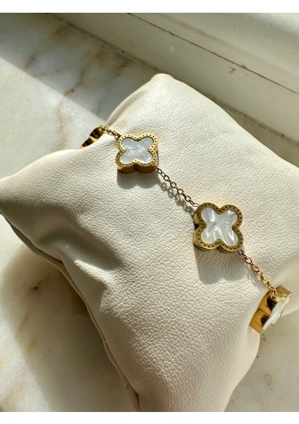 Coin Clover Bileklik