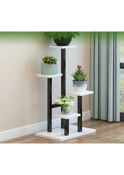 Miami Model Çok Katlı Metal Saksı Çiçek Bitki 4 Kat Standı (1 ADET FİYATI) Salon Oturma Balkon fırsatları
