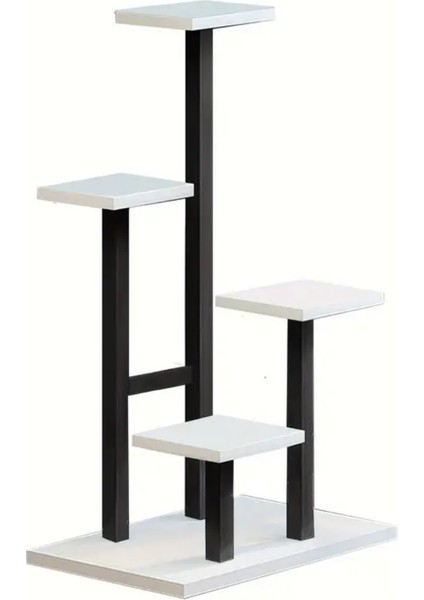 Miami Model Çok Katlı Metal Saksı Çiçek Bitki 4 Kat Standı (1 ADET FİYATI) Salon Oturma Balkon