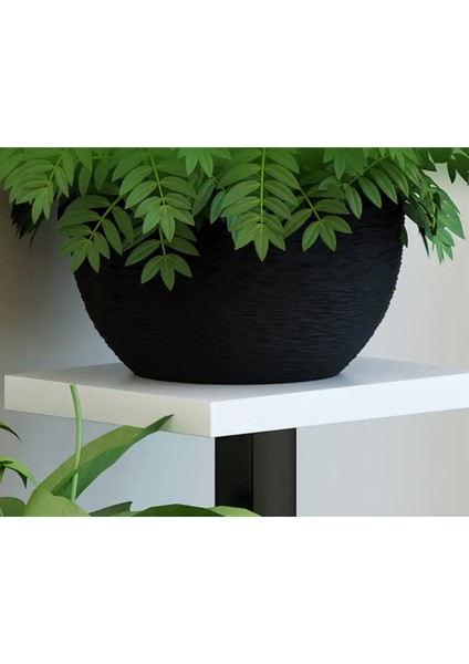 Miami Model Çok Katlı Metal Saksı Çiçek Bitki 4 Kat Standı (1 ADET FİYATI) Salon Oturma Balkon indirimleri