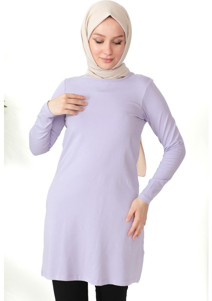 Penye Tunik 10645-11 Lila