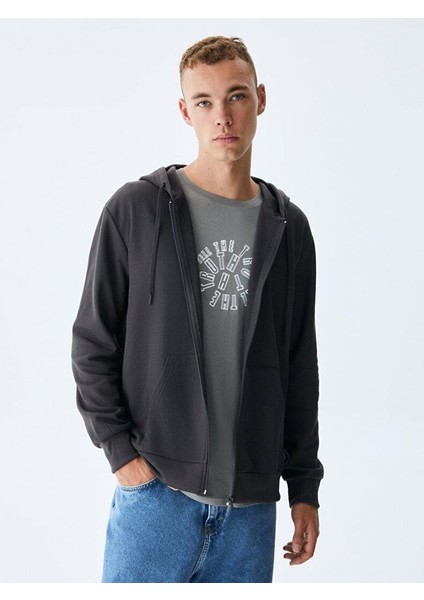 Ltb Vınessa Düz Kapüşonlu Fermuarlı Regular Fit Sweatshırt 11258605060019 fiyatları