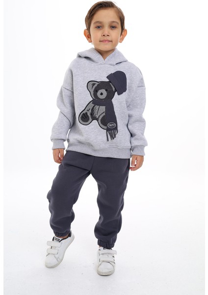 Erkek Çocuk Nakışlı Eşofman Takım
