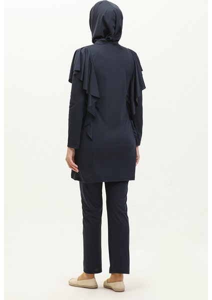 Garnili Tesettür Mayo Kadınlar İçin Lacivert Renkli indirimleri