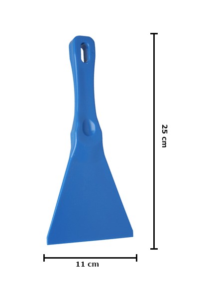 Gıda Sınıfı Renk Kodlu Spatula 11 cm - Mavi